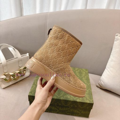 Popular P GG2024 new women's and ankle boots wool boots. This Cruise 2024 boot is both stablwo16h7ng - Image 3