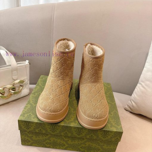 Popular P GG2024 new women's and ankle boots wool boots. This Cruise 2024 boot is both stablwo16h7ng - Image 5