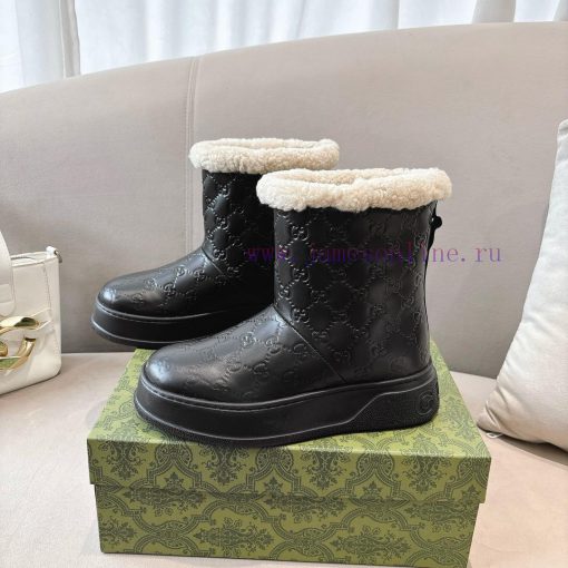 Popular P GG2024 new women's and ankle boots wool boots. This Cruise 2024 boot is both stabloncy4h4a