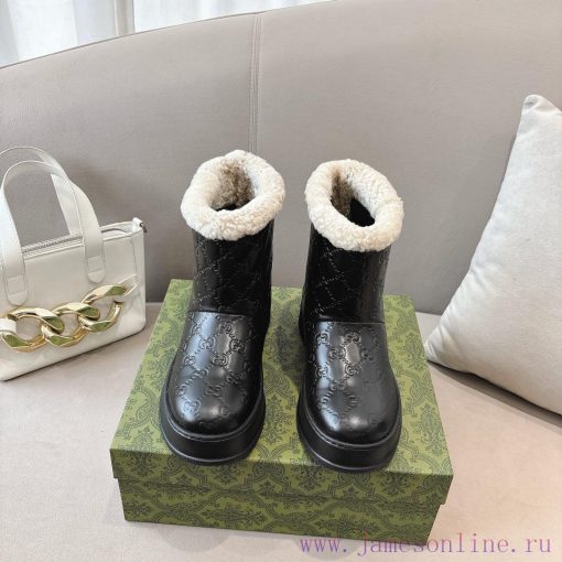 Popular P GG2024 new women's and ankle boots wool boots. This Cruise 2024 boot is both stabloncy4h4a - Image 5