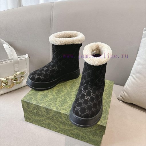 Popular P GG2024 new women's and ankle boots wool boots. This Cruise 2024 boot is both stablphbws8w2 - Image 6