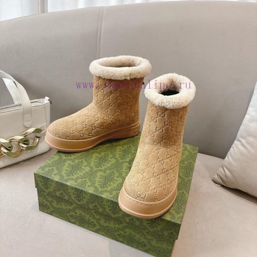Popular P GG2024 new women's and ankle boots wool boots. This Cruise 2024 boot is both stablnkttjwik - Image 6