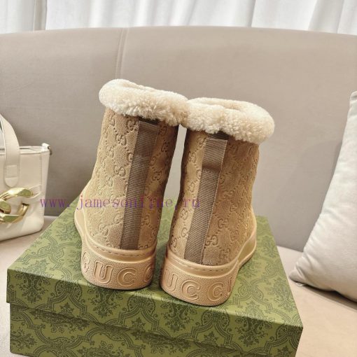 Popular P GG2024 new women's and ankle boots wool boots. This Cruise 2024 boot is both stablnkttjwik - Image 8
