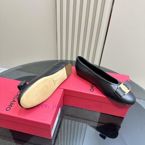 FERRAGAMO 24/ 🩰 Ferragamo Ballet Flat Shoes FAM's high-frequency exposure in this issue, balc33nrh8o - Image 6
