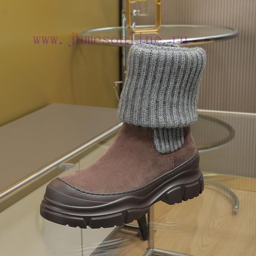 The Brunello Cucinelli boots, inspired by the classic Le Fu shoes, define the modern and elevwg9q56s - Image 3