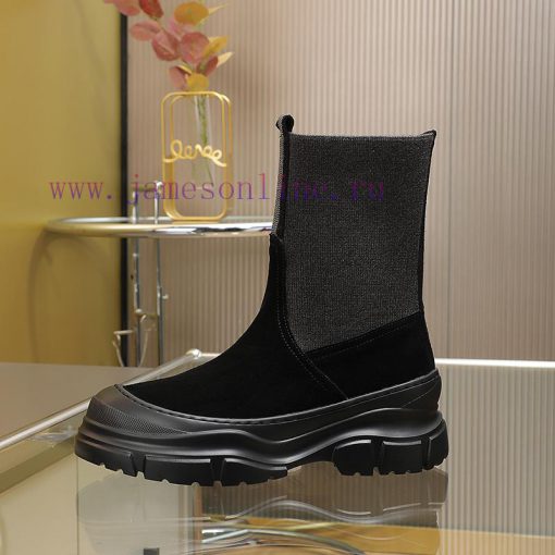The Brunello Cucinelli boots, inspired by the classic Le Fu shoes, define the modern and elevit1lows - Image 6