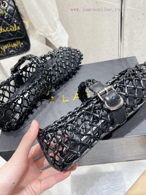 AlAIA | Classic retro mesh of AlAIAMary Jane ShoesCustomized imported mesh material for shoezjp8g3oj - Image 9