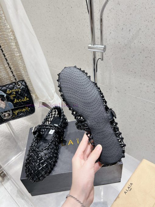AlAIA | Classic retro mesh of AlAIAMary Jane ShoesCustomized imported mesh material for shoezjp8g3oj - Image 10