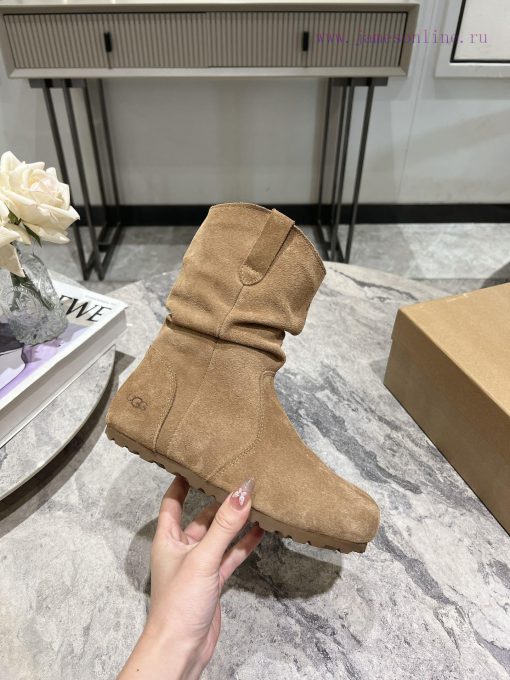 Ugg. Sharks are really crazy this yearDuidui Boken wrinkled short bootsKorean retro soft fuf5rzo0kty - Image 2