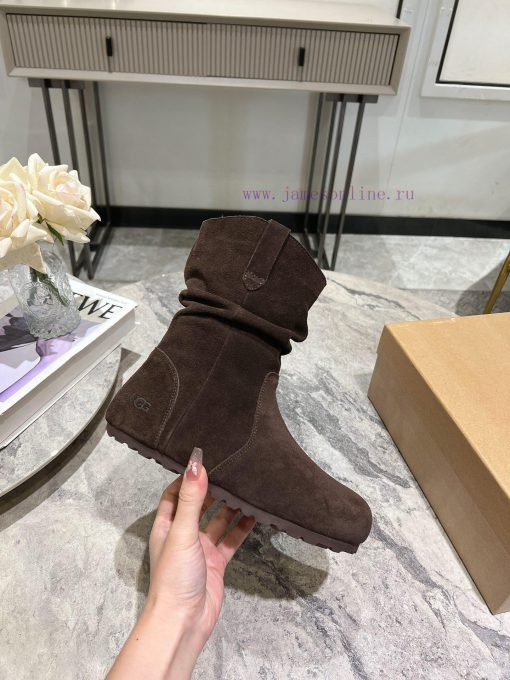 Ugg. Sharks are really crazy this yearDuidui Boken wrinkled short bootsKorean retro soft fuf6vi711qm