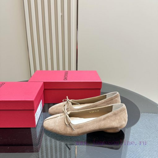 FERRAGAMO 24/ 🩰 Ferragamo Ballet Flat Shoes FAM's high-frequency exposure in this issue, baltx4itm24