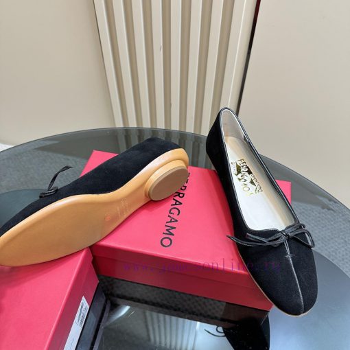 FERRAGAMO 24/ 🩰 Ferragamo Ballet Flat Shoes FAM's high-frequency exposure in this issue, baly8n5x9tr - Image 5