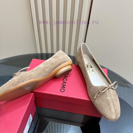 FERRAGAMO 24/ 🩰 Ferragamo Ballet Flat Shoes FAM's high-frequency exposure in this issue, baltx4itm24 - Image 5