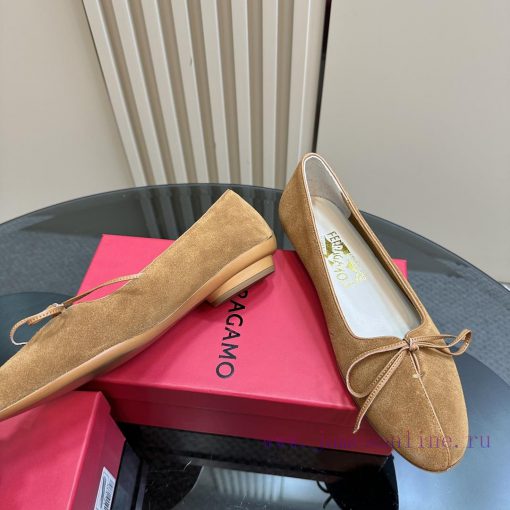 FERRAGAMO 24/ 🩰 Ferragamo Ballet Flat Shoes FAM's high-frequency exposure in this issue, bald1x9ad6a - Image 6