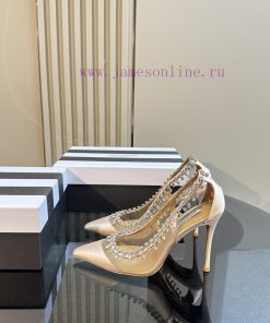 Aquazzura | Golden Pineapple New Product Crystal Diamond Single Shoes_______________________ut8d8opn