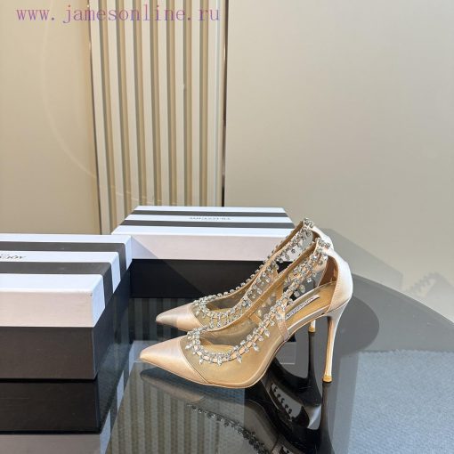 Aquazzura | Golden Pineapple New Product Crystal Diamond Single Shoes_______________________ut8d8opn - Image 2
