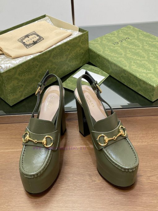 Gucci/Gucci2024 Autumn New Product Waterproof Platform Saddle Buckle, Horse Hook Buckle, Thimeodxu63 - Image 4