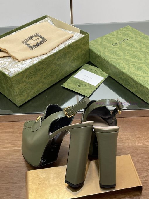 Gucci/Gucci2024 Autumn New Product Waterproof Platform Saddle Buckle, Horse Hook Buckle, Thimeodxu63 - Image 9