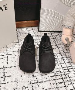Top qualityLoewe ss24 new arrival～Luoyiwei autumn and winter new lace up wool snow bootsThe xnh44164