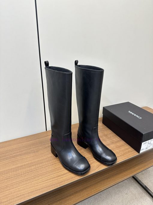 Chanel Autumn/Winter New Chanel Knight Boots Long BootsThis knight boot is truly a representdan8crof - Image 3
