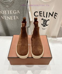 Loropiana LP Nuoyoupianya 24ss Autumn/Winter New Lakeside Leather Chelsea Short BootsThis shns8gmrac