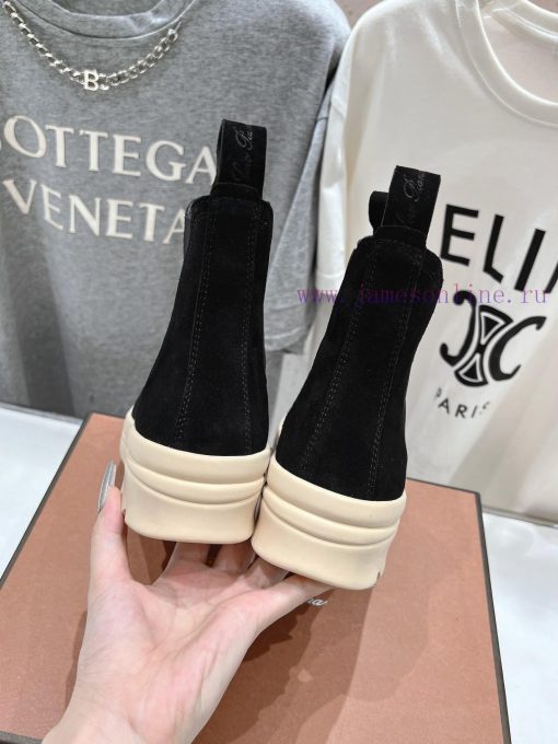 Loropiana LP Nuoyoupianya 24ss Autumn/Winter New Lakeside Leather Chelsea Short BootsThis shgaqzxxzs - Image 8