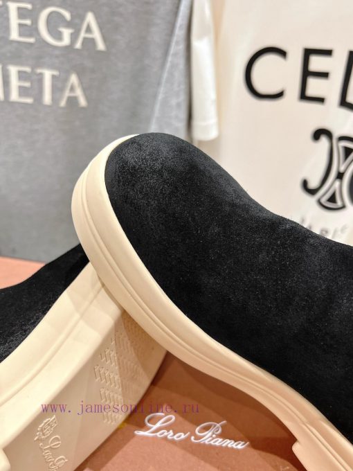 Loropiana LP Nuoyoupianya 24ss Autumn/Winter New Lakeside Leather Chelsea Short BootsThis shgaqzxxzs - Image 9