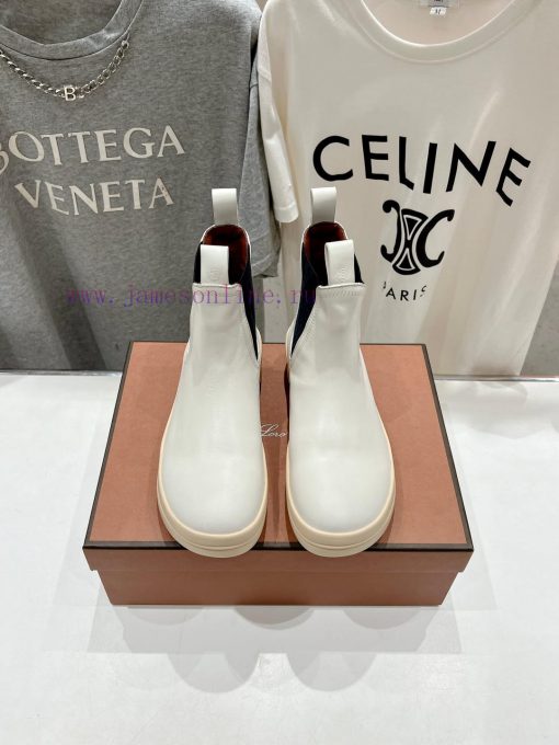 Loropiana LP Nuoyoupianya 24ss Autumn/Winter New Lakeside Leather Chelsea Short BootsThis shuwyqlcn4