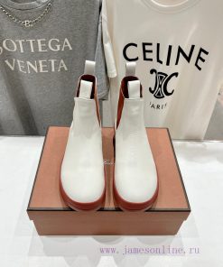 Loropiana LP Nuoyoupianya 24ss Autumn/Winter New Lakeside Leather Chelsea Short BootsThis sh6migdhef