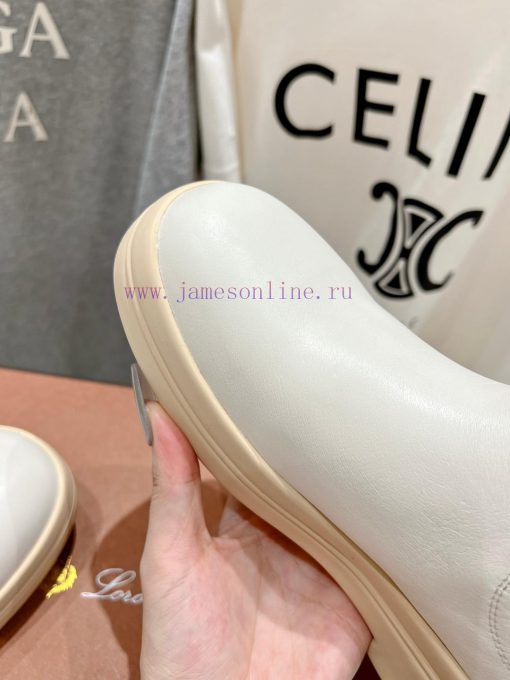 Loropiana LP Nuoyoupianya 24ss Autumn/Winter New Lakeside Leather Chelsea Short BootsThis shuwyqlcn4 - Image 9