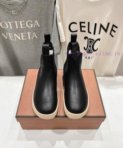 Loropiana LP Nuoyoupianya 24ss Autumn/Winter New Lakeside Leather Chelsea Short BootsThis shq0ligqlx