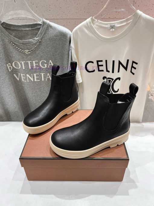 Loropiana LP Nuoyoupianya 24ss Autumn/Winter New Lakeside Leather Chelsea Short BootsThis shq0ligqlx - Image 4