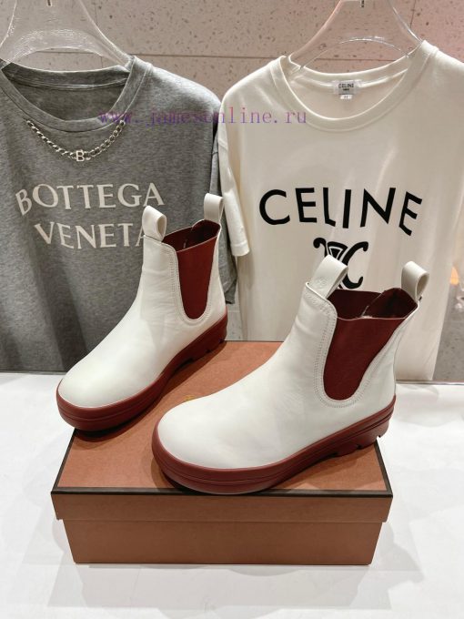 Loropiana LP Nuoyoupianya 24ss Autumn/Winter New Lakeside Leather Chelsea Short BootsThis shs6netk2h - Image 4