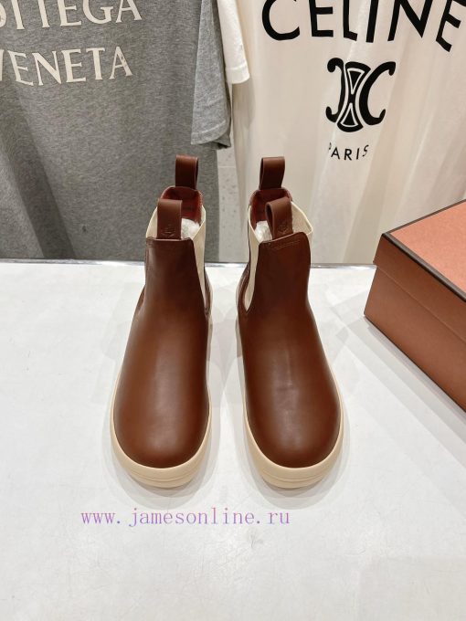 Loropiana LP Nuoyoupianya 24ss Autumn/Winter New Lakeside Leather Chelsea Short BootsThis ship2zrezp - Image 2