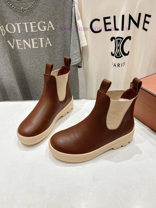 Loropiana LP Nuoyoupianya 24ss Autumn/Winter New Lakeside Leather Chelsea Short BootsThis ship2zrezp - Image 4
