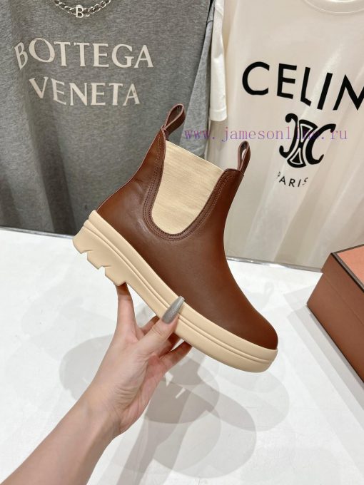 Loropiana LP Nuoyoupianya 24ss Autumn/Winter New Lakeside Leather Chelsea Short BootsThis ship2zrezp - Image 6