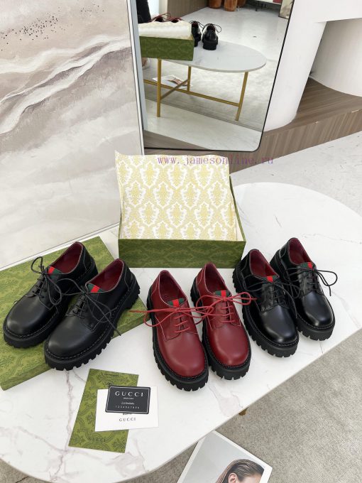 Newly released 2024 Gucci GUCCI versatile strap loafers,Height 5cmFabric top layer cowhide/oe51vz7br