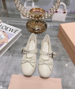 Miu Miu French Fairy Ballet Single ShoesThe upper fabric has been completely updated to softrzq51i53