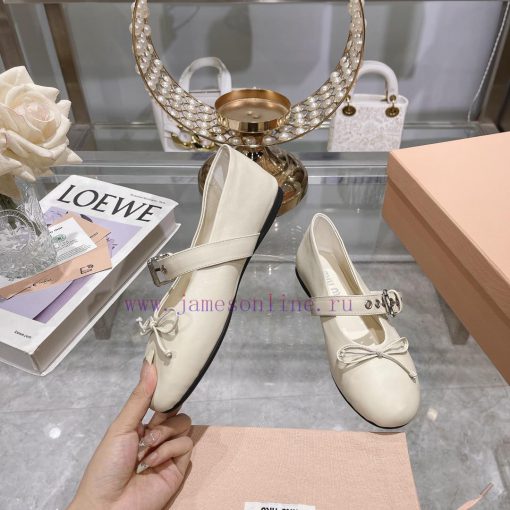 Miu Miu French Fairy Ballet Single ShoesThe upper fabric has been completely updated to softrzq51i53 - Image 3