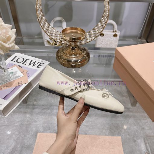 Miu Miu French Fairy Ballet Single ShoesThe upper fabric has been completely updated to softrzq51i53 - Image 4
