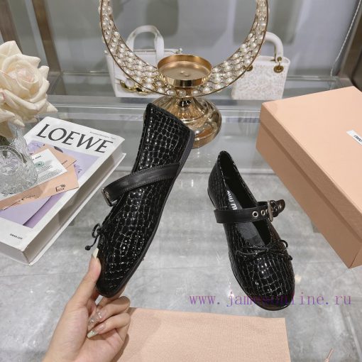 Miu Miu French Fairy Ballet Single ShoesThe upper fabric has been completely updated to softinu6ott3 - Image 3