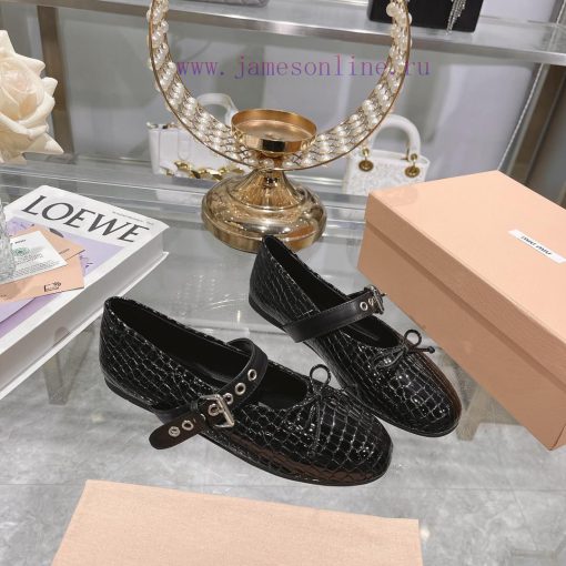 Miu Miu French Fairy Ballet Single ShoesThe upper fabric has been completely updated to softinu6ott3 - Image 6