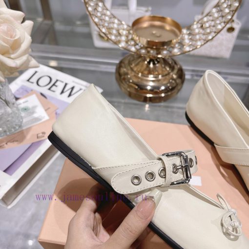 Miu Miu French Fairy Ballet Single ShoesThe upper fabric has been completely updated to softrzq51i53 - Image 9