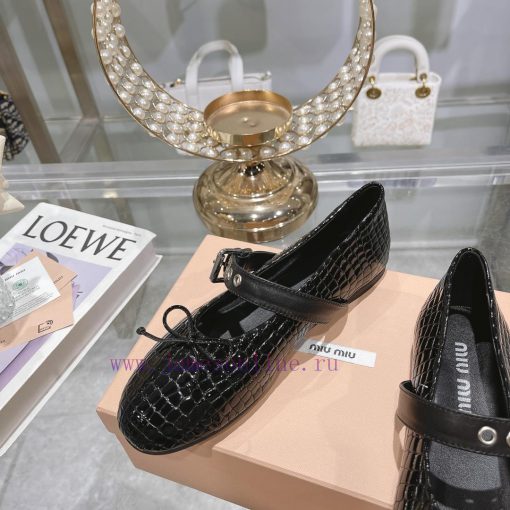 Miu Miu French Fairy Ballet Single ShoesThe upper fabric has been completely updated to softinu6ott3 - Image 7
