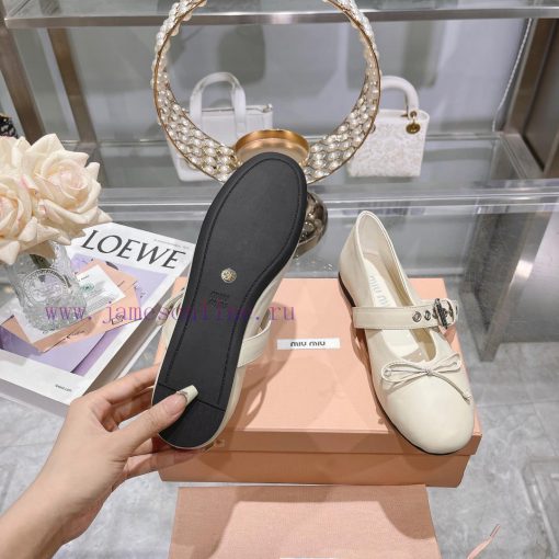 Miu Miu French Fairy Ballet Single ShoesThe upper fabric has been completely updated to softrzq51i53 - Image 10