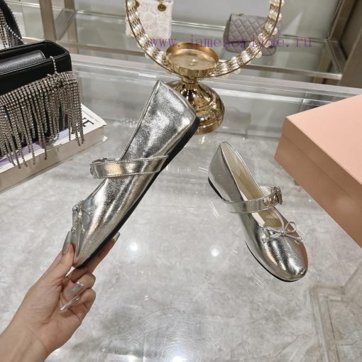 Miu Miu French Fairy Ballet Single ShoesThe upper fabric has been completely updated to softcr71myah - Image 5