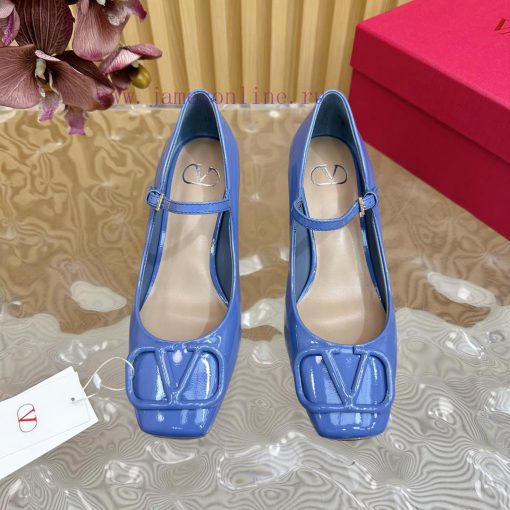 -- New Warren——————2024 Top Quality Valentino Coarse Heel Mary Jane Single Shoes with Exquislmvyop10 - Image 7