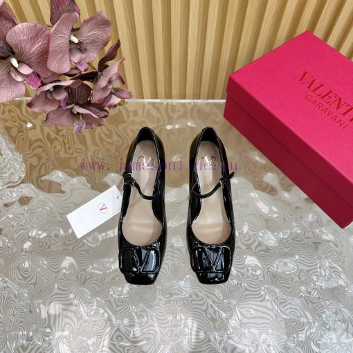 -- New Warren——————2024 Top Quality Valentino Coarse Heel Mary Jane Single Shoes with Exquisx9t0cimd - Image 5