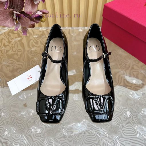 -- New Warren——————2024 Top Quality Valentino Coarse Heel Mary Jane Single Shoes with Exquisx9t0cimd - Image 6