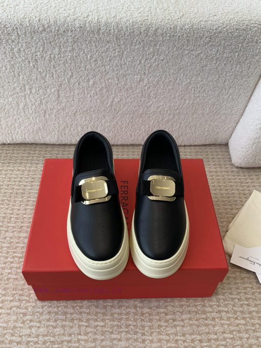 Ferragam * 24ss Ferragamo new version Vara bow soft patent leather loafersIts material is suf0wvddrp - Image 2